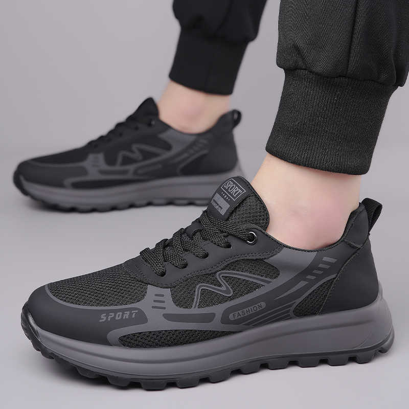 Men Shoes Trainers - Delikli Bağcıklı Yazlık Yüksek Botlar Lüks