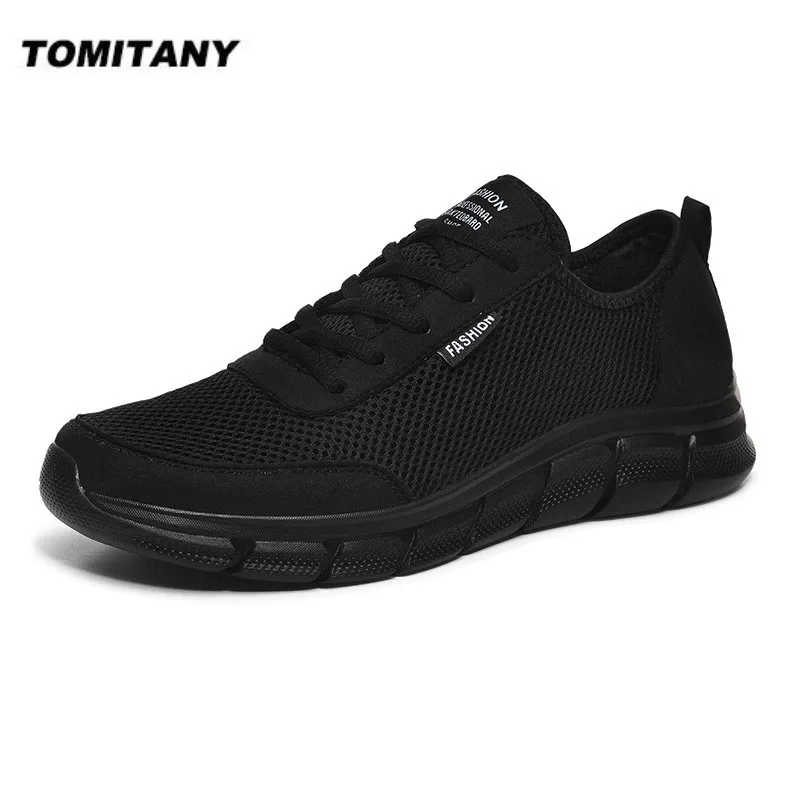 Men Shoes Trainers - Yeni örgü erkek ayakkabısı Lac-up rahat