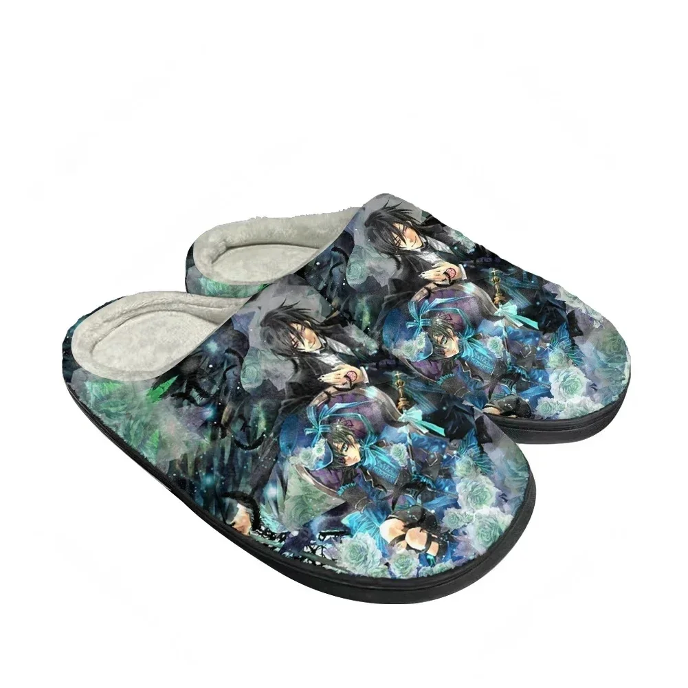 Men Shoes Black - Karikatür Moda Pamuk Özel Terlik Erkek