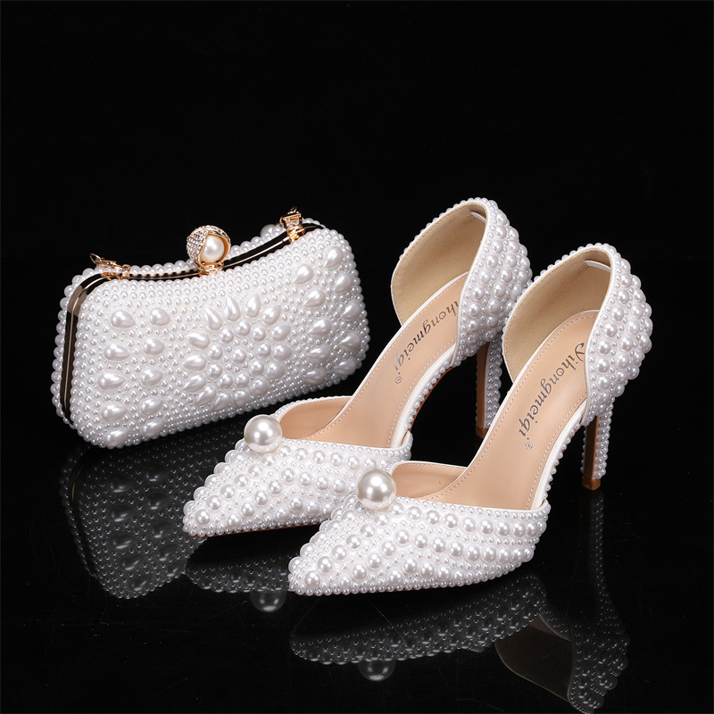 Men Shoes For Wedding - Kadınlar İçin Çanta ve Ayakkabı Seti