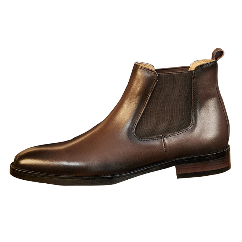 Men Shoes For Wedding - Retro Zarif Erkek Chelsea Çizmeler Lüks