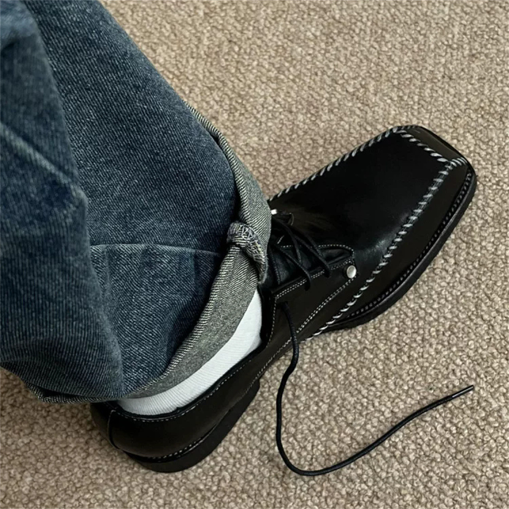 Men Shoes For Wedding - Erkekler için Derby Ayakkabılar İngiliz Tarzı
