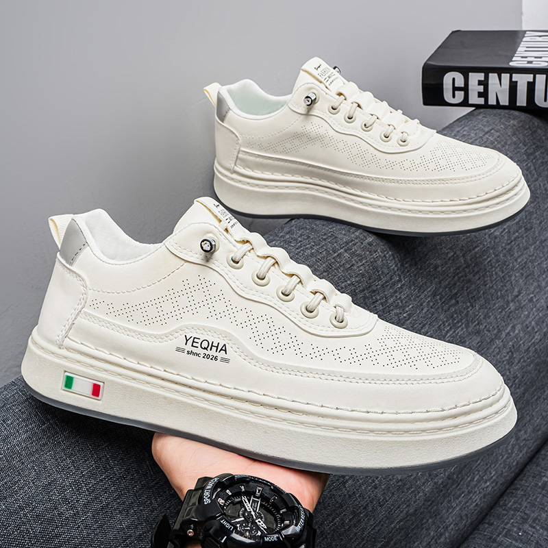 Men Shoes Office - Retro Sade Erkek Kanvas Kumaş Düz