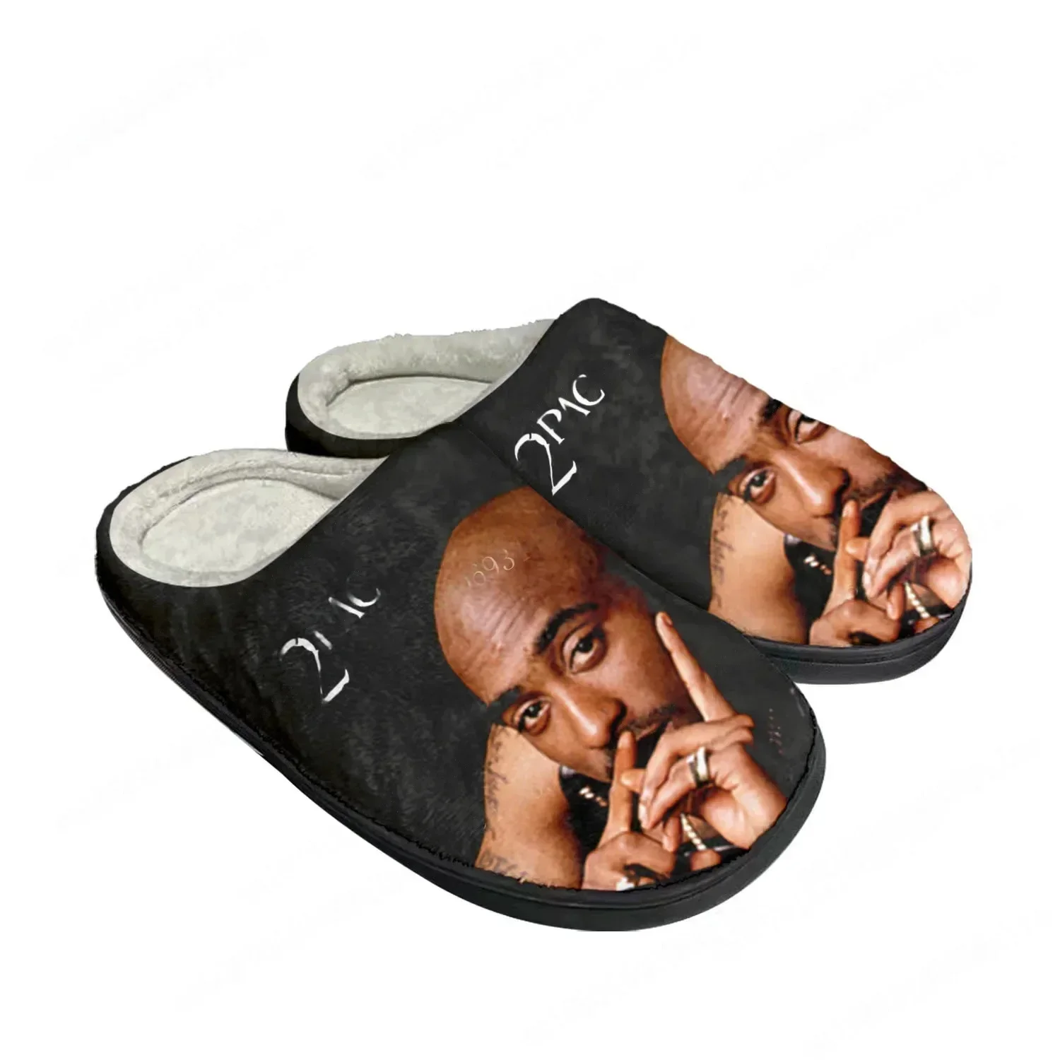 Men Shoes Black - 2Pac Hip Hop Rapçi Tupac Pop