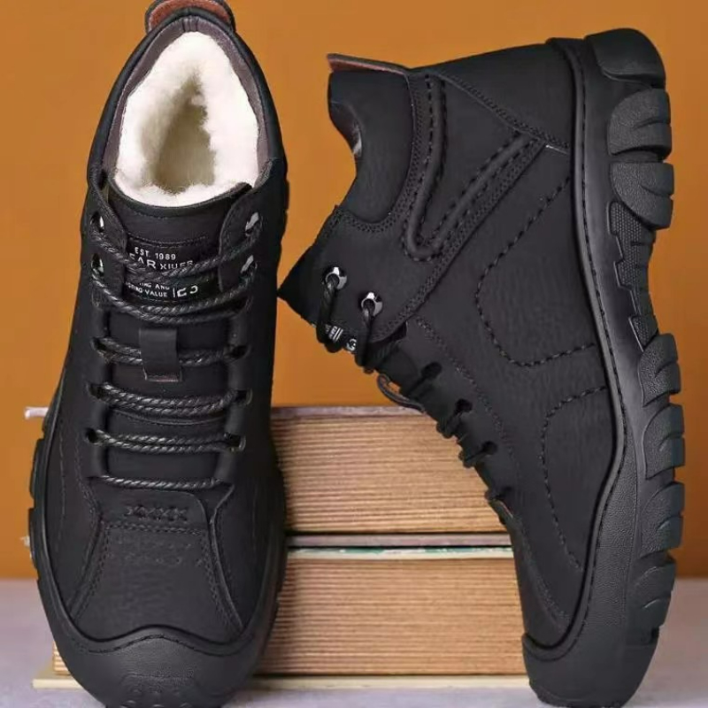 Men Shoes Office - Erkek Botları Bağcıklı Bilek Botları Yeni