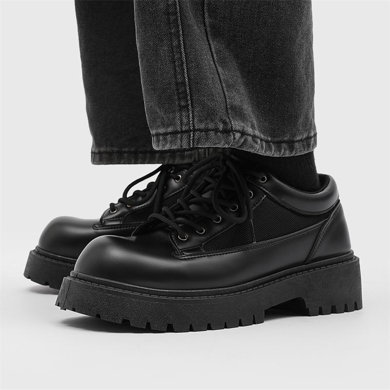 Men Shoes Office - Erkek İngiliz Tarzı Günlük Gizli Yükseklik