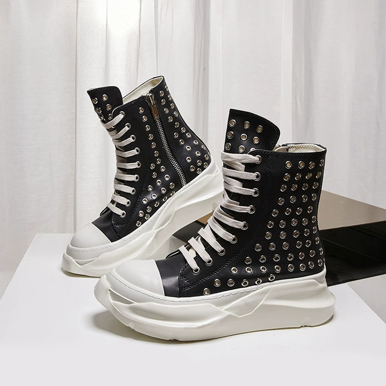 Men Shoes Trainers - Vintage Erkek Ayakkabıları Yüksek Bilekli Platform