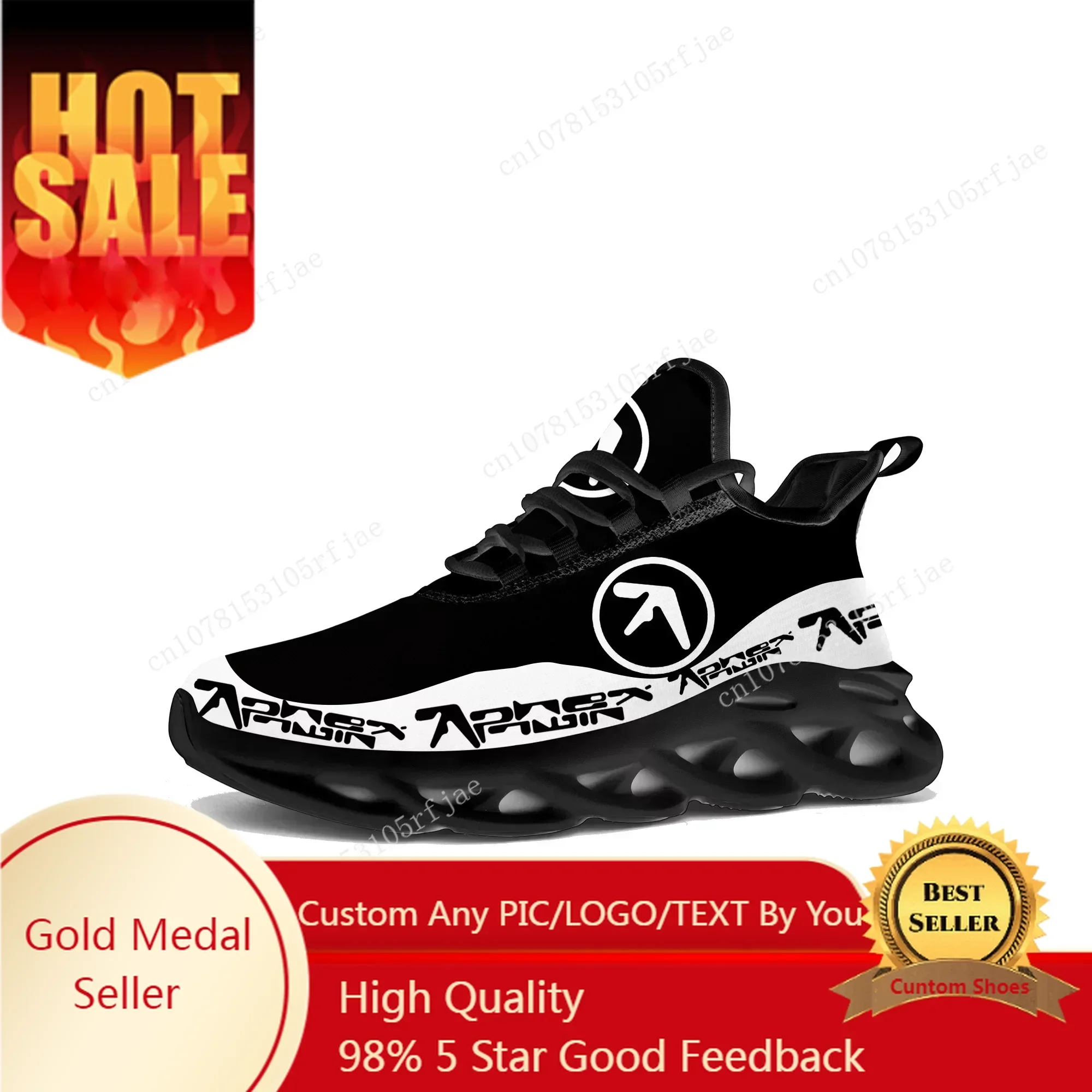 Men Shoes Black - Aphex Twin Flats Spor Ayakkabı Erkek