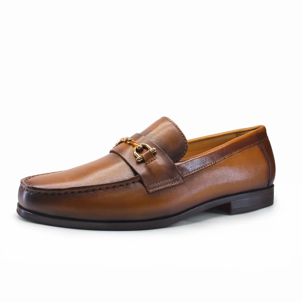 Loafer Slip On Men - Erkek Loafer'lar Elbise Ayakkabı yuvarlak burunlu