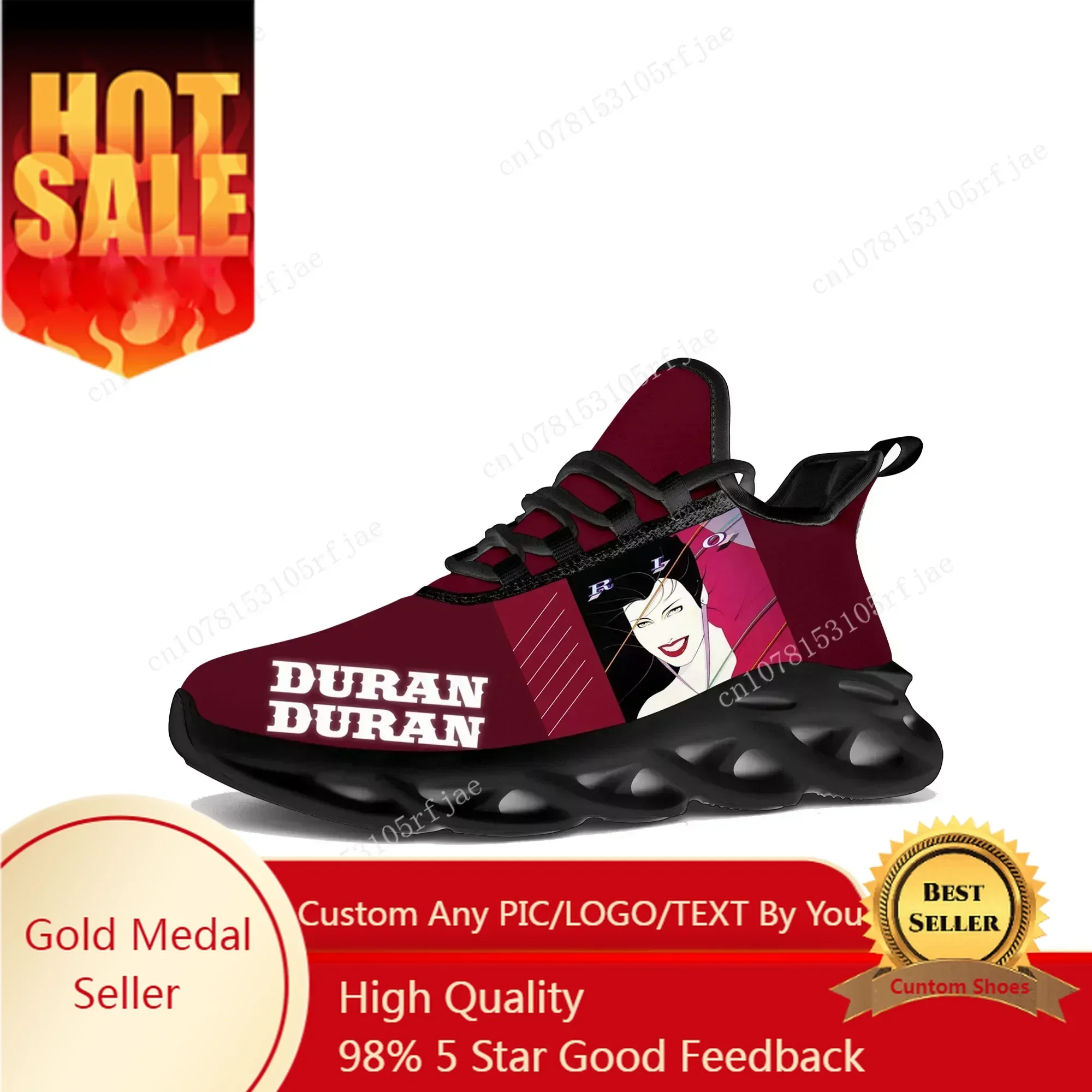 Men Shoes Black - Duran Duran Flats Spor Ayakkabı Erkek