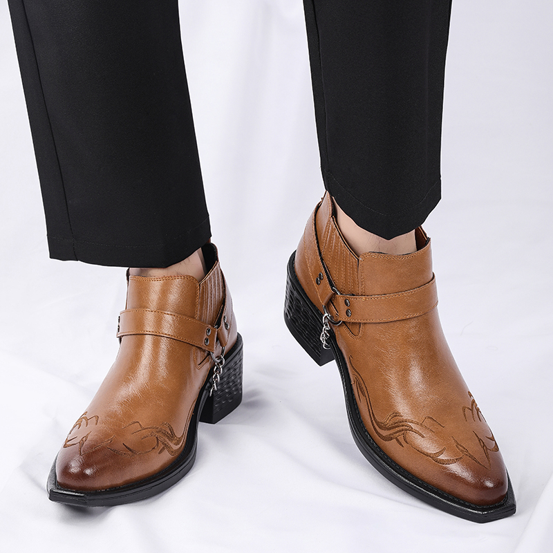 Yeni Kahverengi/Siyah İnek Der - Men Shoes For Wedding incelemesi ve fiyatı