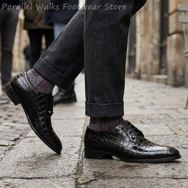 Erkekler İçin Patent Deri Oxfo - Men Shoes For Wedding incelemesi ve fiyatı