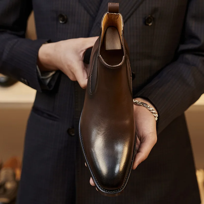 Retro Zarif Erkek Chelsea Çizm - Men Shoes For Wedding incelemesi ve fiyatı