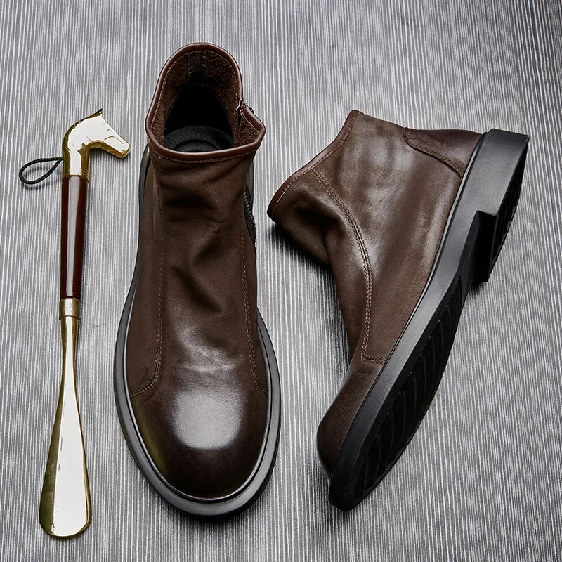 Sıcak Erkek Hakiki Deri Botlar - Men Shoes For Wedding incelemesi ve fiyatı