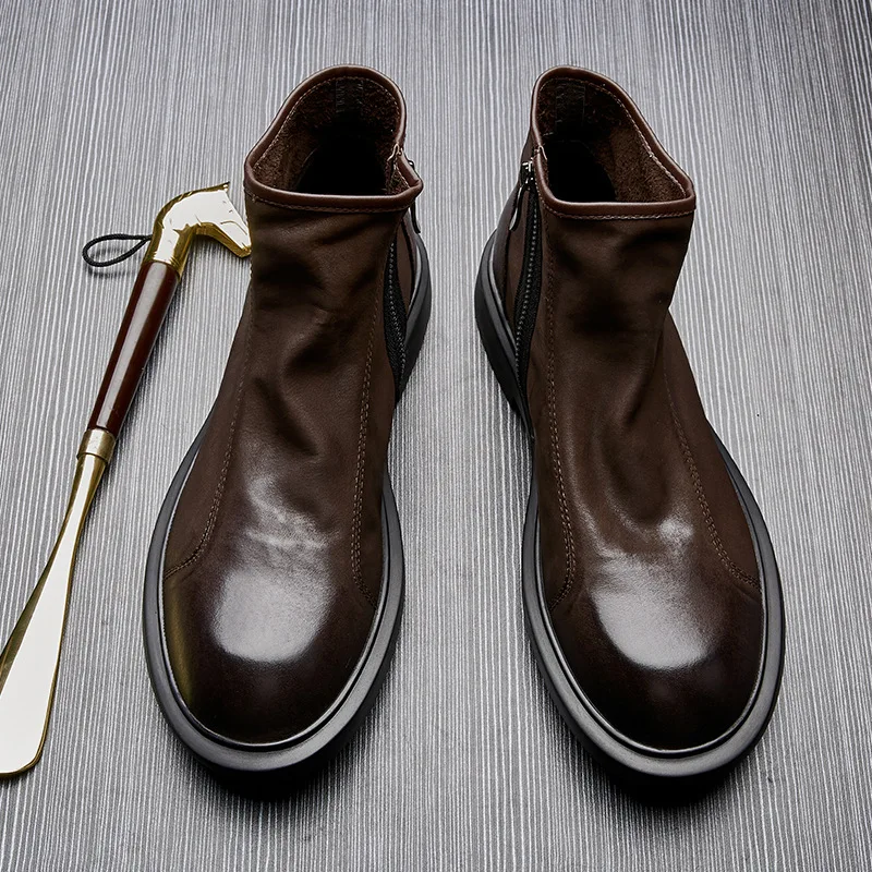Sıcak Erkek Hakiki Deri Botlar - Men Shoes For Wedding incelemesi ve fiyatı