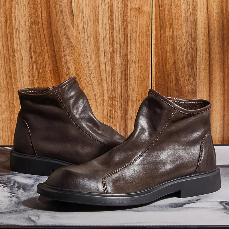 Sıcak Erkek Hakiki Deri Botlar - Men Shoes For Wedding incelemesi ve fiyatı
