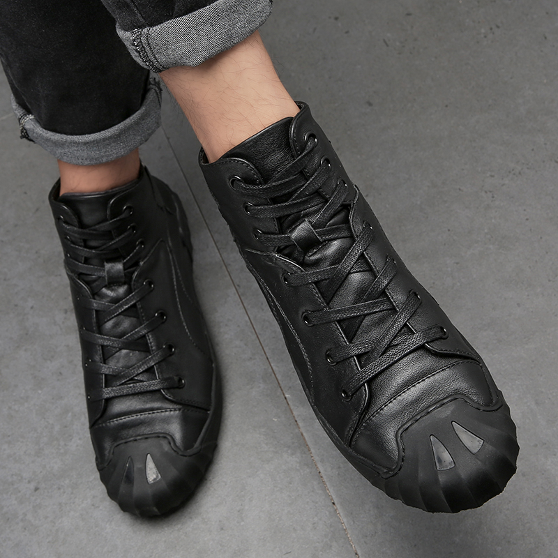 Hakiki Deri Günlük Kısa Botlar - Loafer Slip On Men incelemesi ve fiyatı
