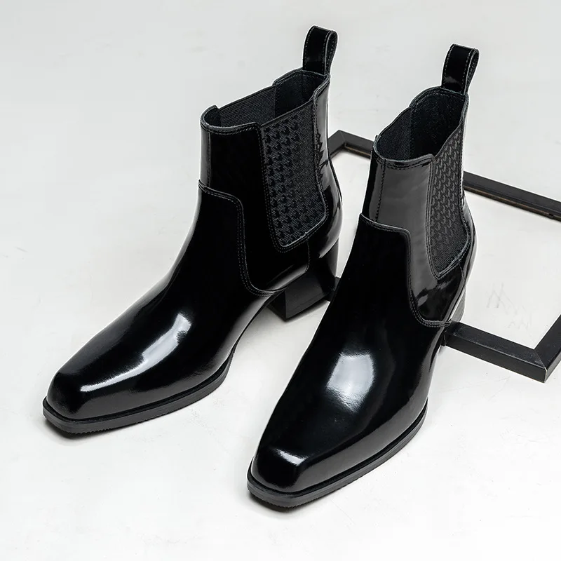 Lüks Rugan Deri Erkek Bilek Bo - Men Shoes For Wedding incelemesi ve fiyatı