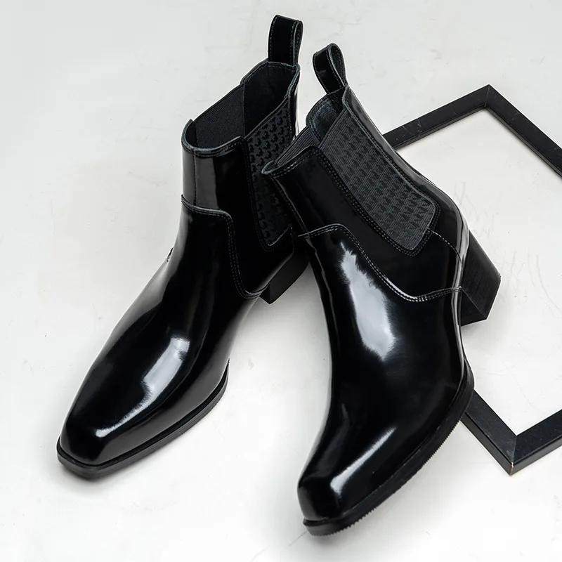 Lüks Rugan Deri Erkek Bilek Bo - Men Shoes For Wedding incelemesi ve fiyatı