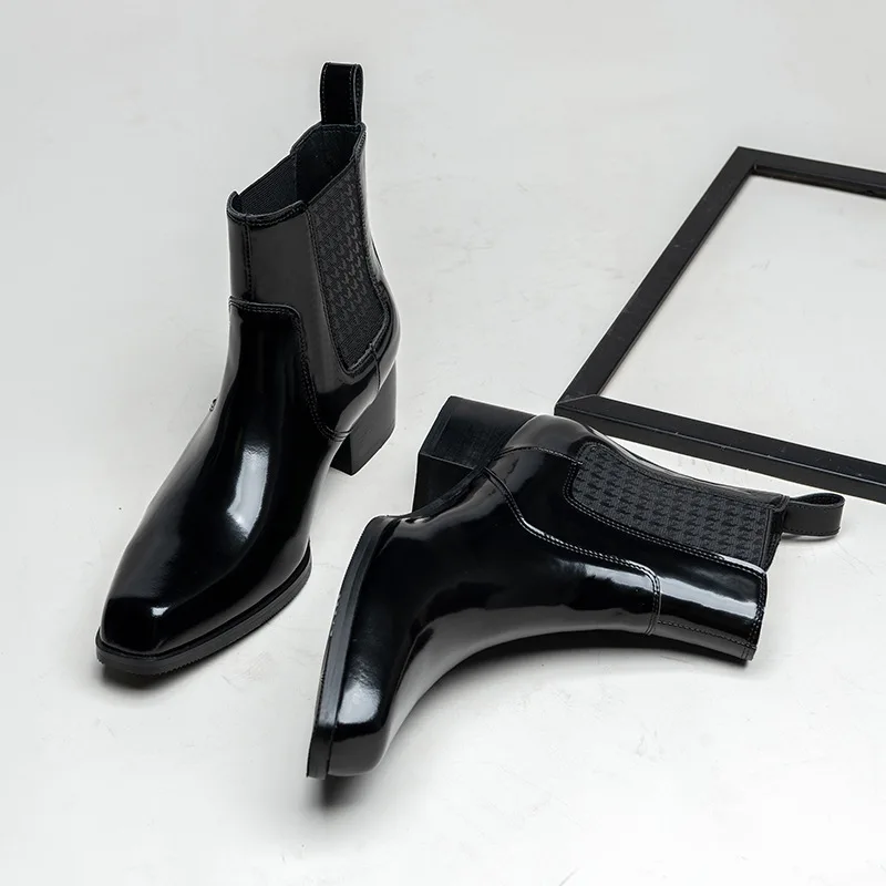Lüks Rugan Deri Erkek Bilek Bo - Men Shoes For Wedding incelemesi ve fiyatı
