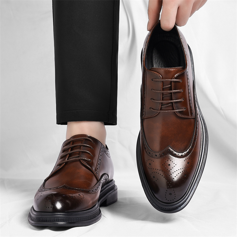Erkek Brogue Deri Ayakkabılar  - Men Shoes Uk incelemesi ve fiyatı
