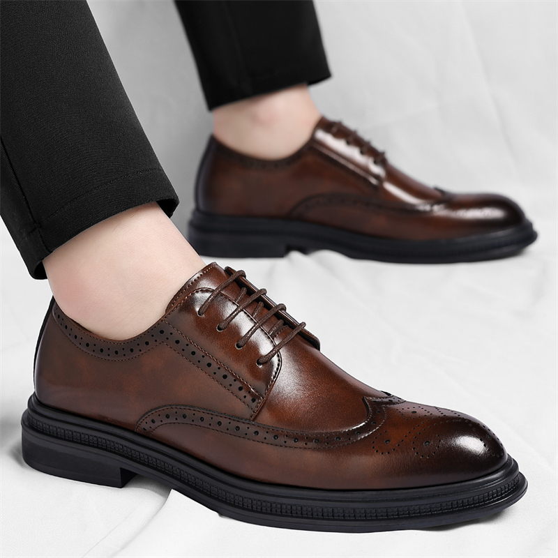 Erkek Brogue Deri Ayakkabılar  - Men Shoes Uk incelemesi ve fiyatı