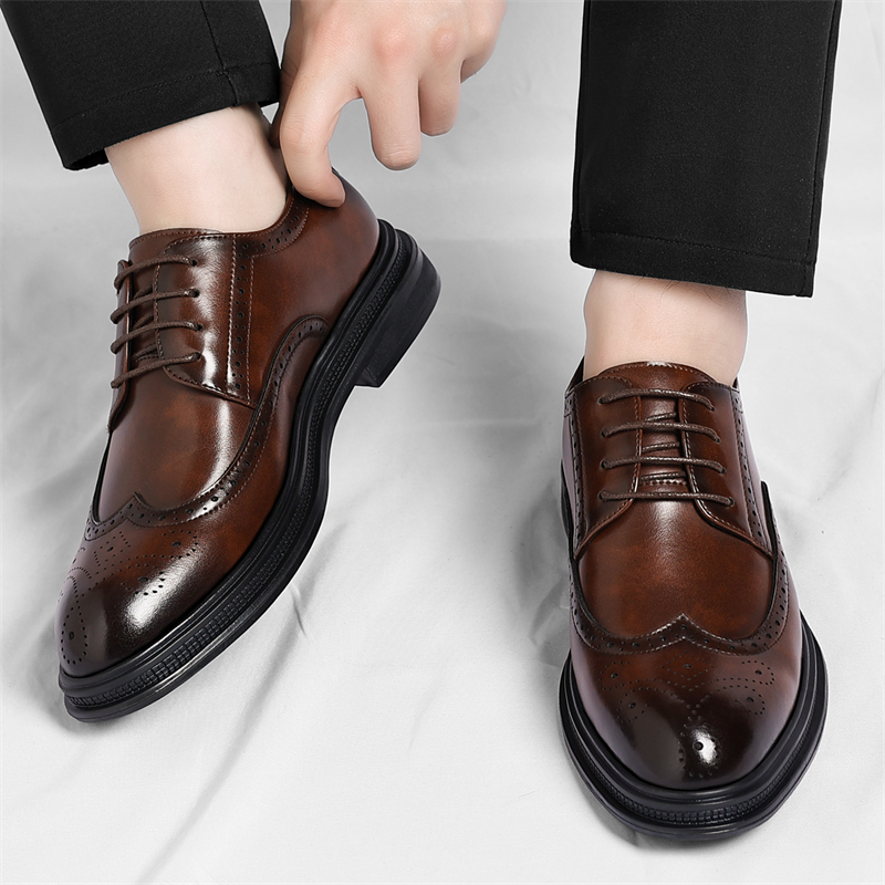 Erkek Brogue Deri Ayakkabılar  - Men Shoes Uk incelemesi ve fiyatı